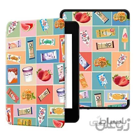 کیس ضد آب آیوتو برای Kindle Paperwhite 2018 - پوشش PU چرم هوشمند با بیدار شدن خودکار / خواب - متناسب با کاور چرمی Paperwhite Amazon All-New Kindle (متن 10th-2018) ice بستنی K10