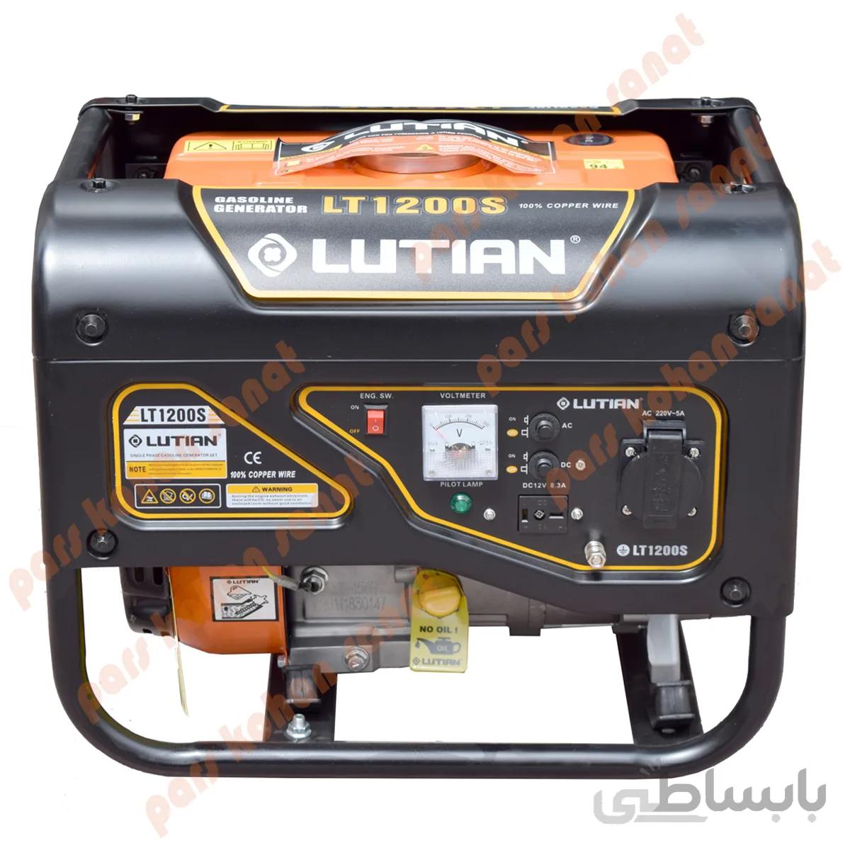 موتوربرق بنزینی لوتین مدلLT1200S ا Lutian LT1200S Generator