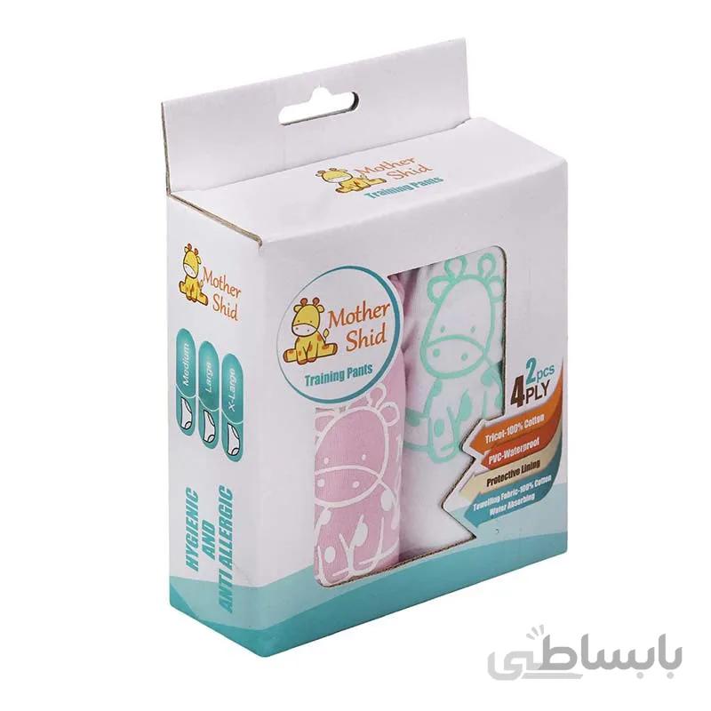 شورت آموزشی 2 عددی سایز L مادرشید Mothershid