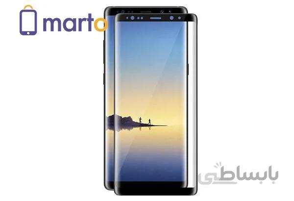 محافظ صفحه نمایش شیشه ای بوف مدل 3D Privacy مناسب برای گوشی سامسونگ Galaxy Note 8 ا Buff 3d Privacy Screen Protector For Samsung Galaxy Note 8