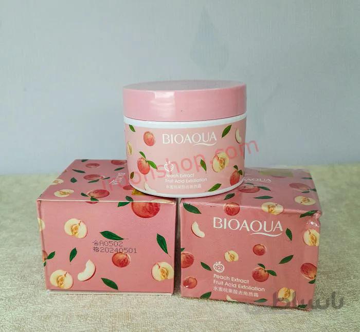 اسکراب لایه بردار بدن و صورت هلو بیوآکوا ا Bioaqua Body And Face Scrub Peach Extract