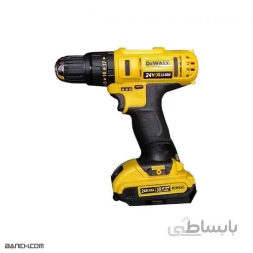 دریل شارژی دیوالت 24 ولت 24V Dewalt Cordless Drill