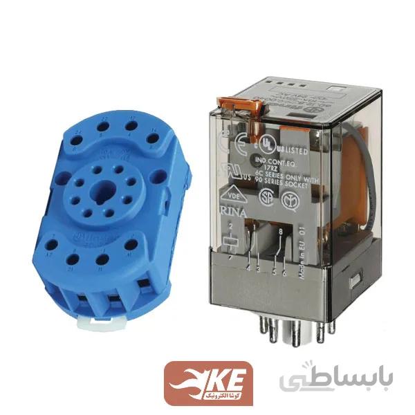 رله 230VAC دو کنتاکت 10 آمپر فیندر 601282300040