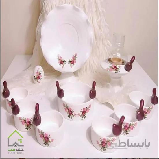 ظرف هفت سین گل و گنجشک