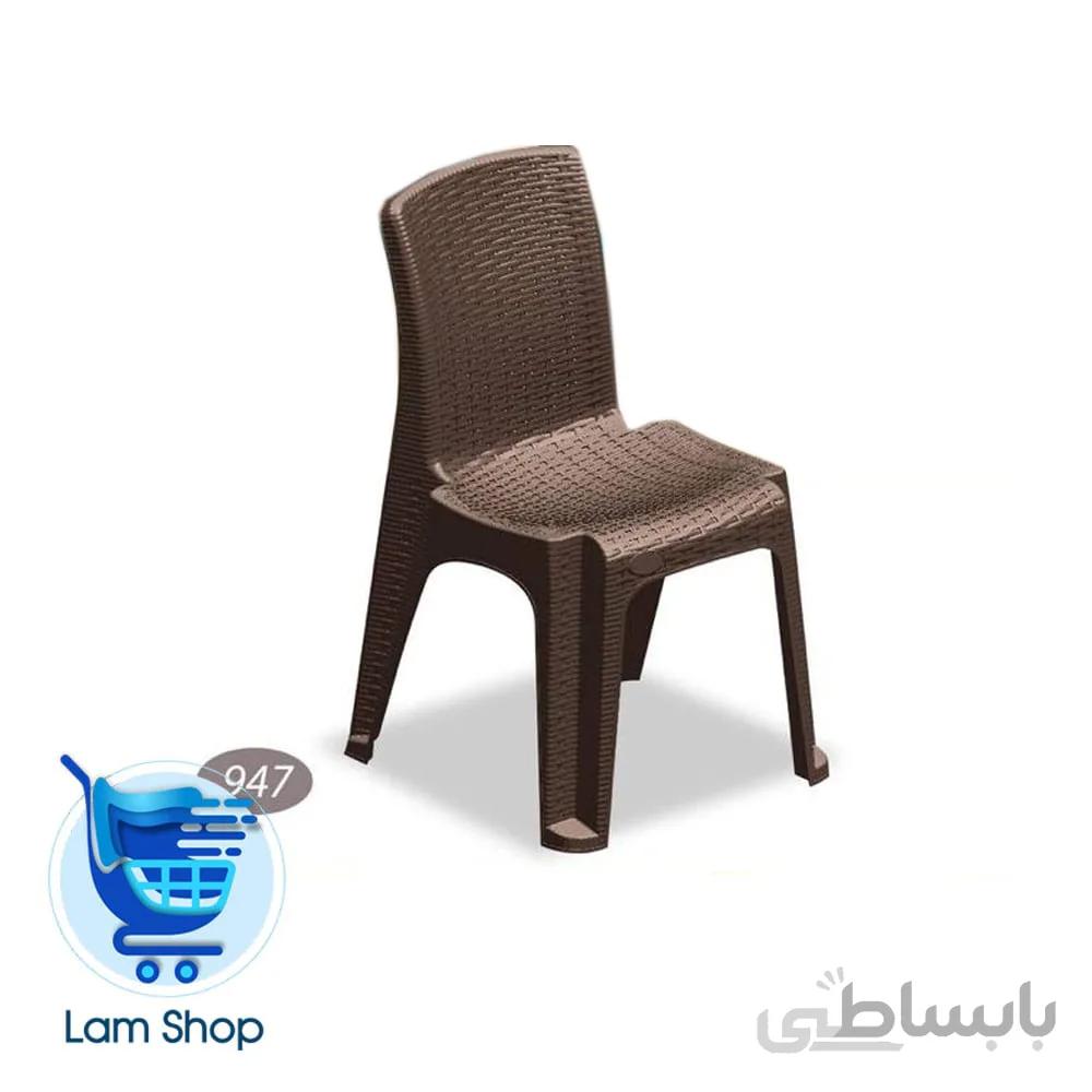 صندلی بدون دسته حصیربافت کد 947 ناصر پلاستیک