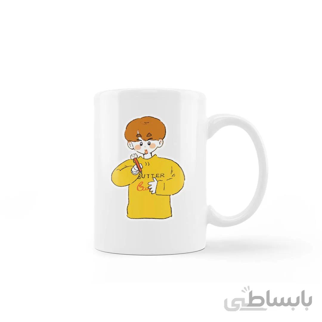 ماگ BTS طرح BT21 کد 2040026