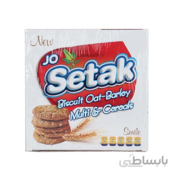 بیسکوییت ساده سبوسدار چند غله سلفونی800 گرمی ستاک
