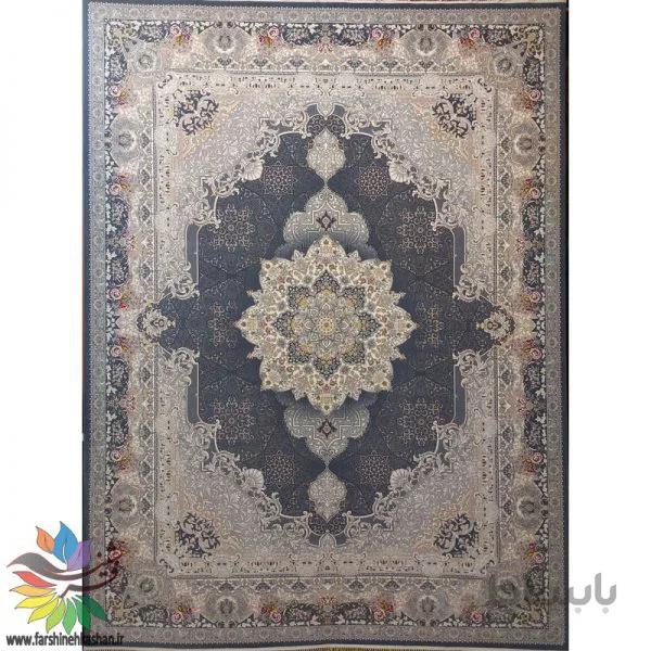 فرش 700 شانه طرح دلارام زمینه دودی