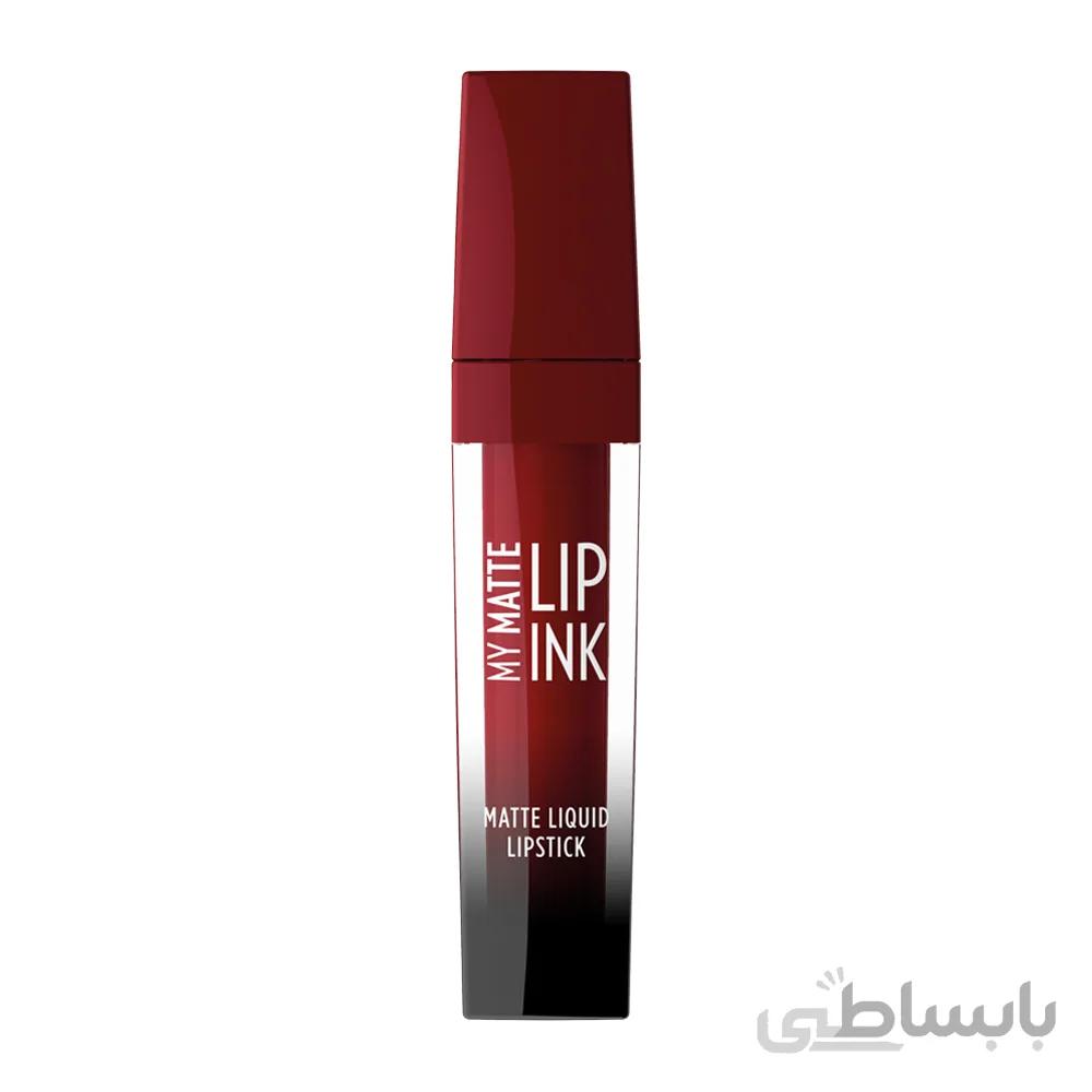رژ لب مایع مات گلدن رز مدل My Matte Lip Ink شماره 13 ا Golden Rose My Matte Lip Ink Liquid Lipstick No. 13