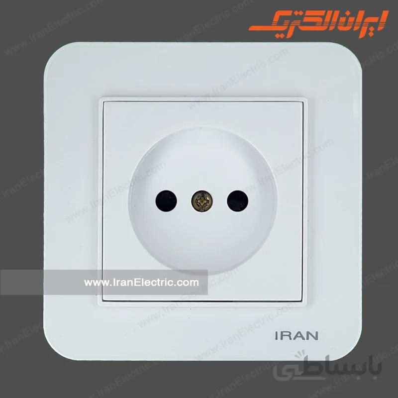 پریز برق ساده ارس سفید