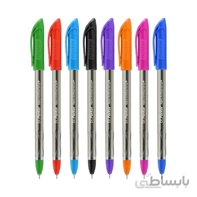 خودکار پنتر 0/7 مدل آنتی باکتریال بسته 8 عددی