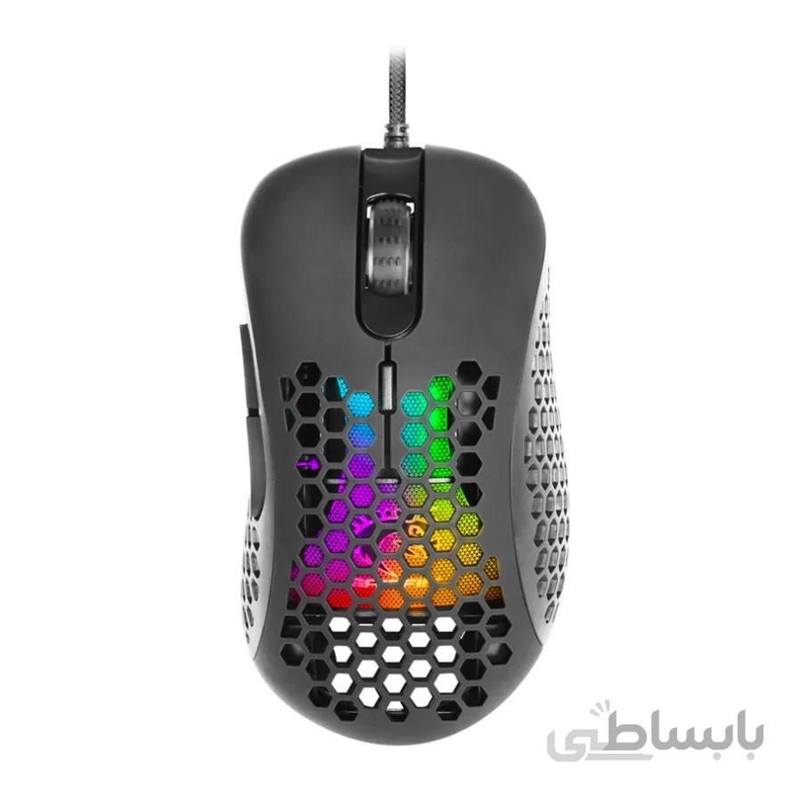 موس گیمینگ گرین GM602 RGB ا Green GM602 RGB Gaming Mouse