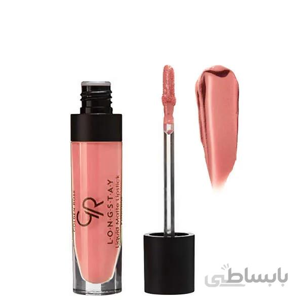 رژلب مات مایع بادوام گلدن رز شماره 17 GOLDEN ROSE ا شناسه کالا: 2822