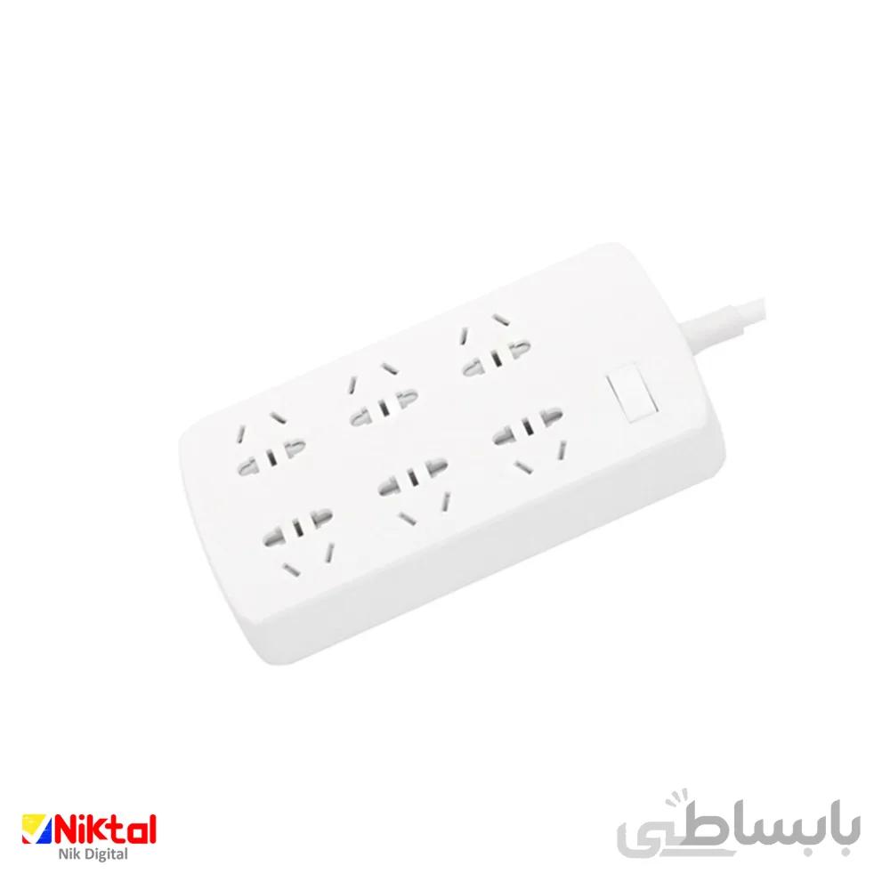 Pisen power strip with 6 outlets چند راهی برق 6 خروجی پایزن