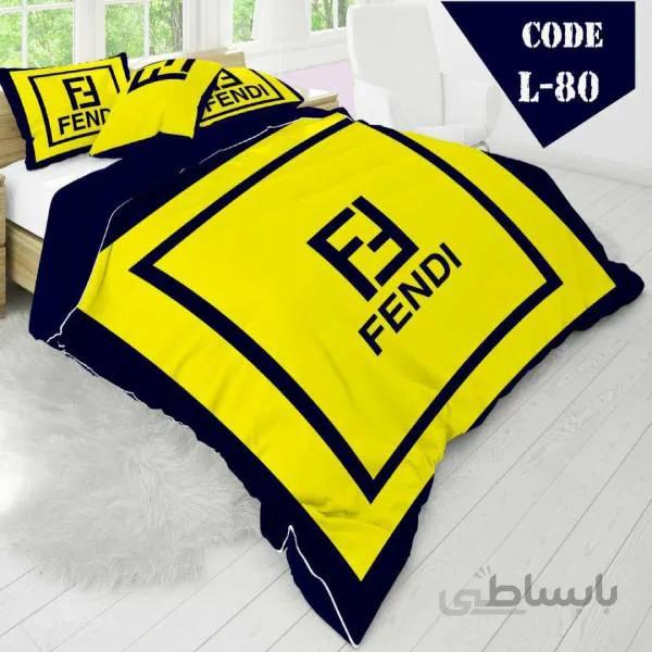 روتختی سه بعدی ساتن ابریشم ترک طرح برند کد 80