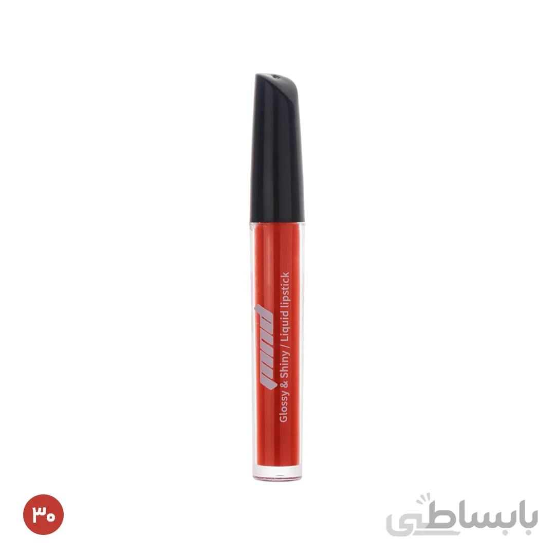 رژ لب مایع براق ۵میل شماره ۳۰