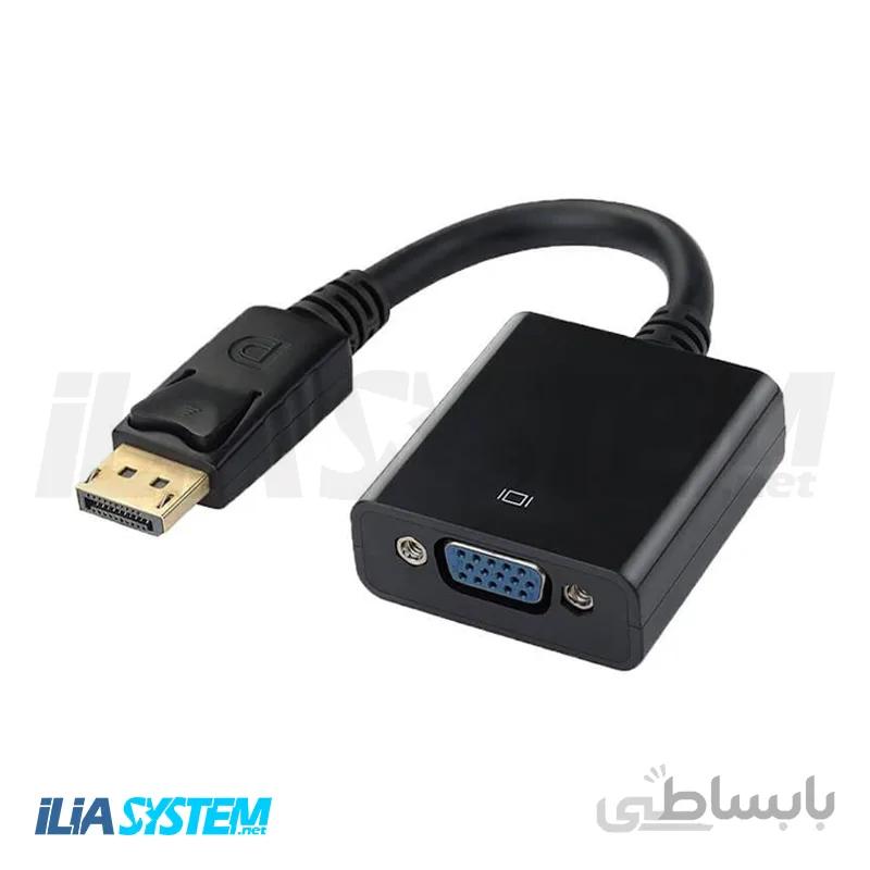 مبدل Displayport به VGA مدل Displayport to VGA Converter DPT-V1