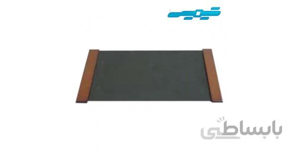 زیر دستی چرم و چوب