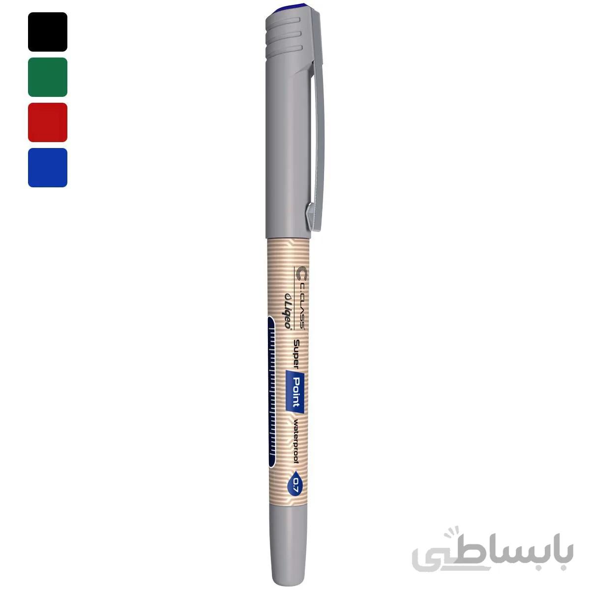 روان نویس سی کلاس مدل Roller Pen Waterproof 0.7mm آبی