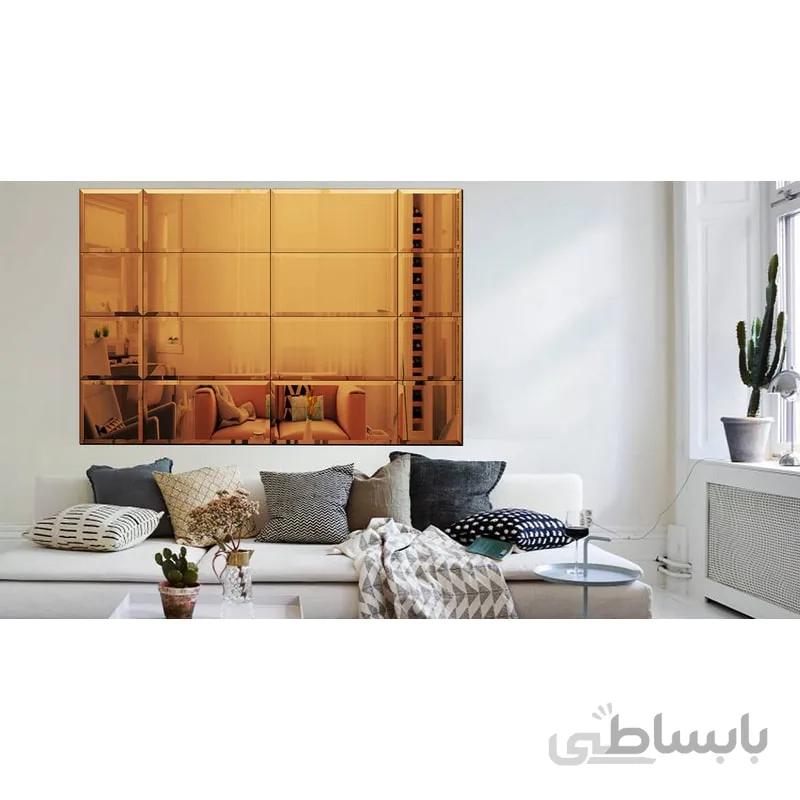 آینه دکوراتیو تجسم مدل SHAFAGH07-L