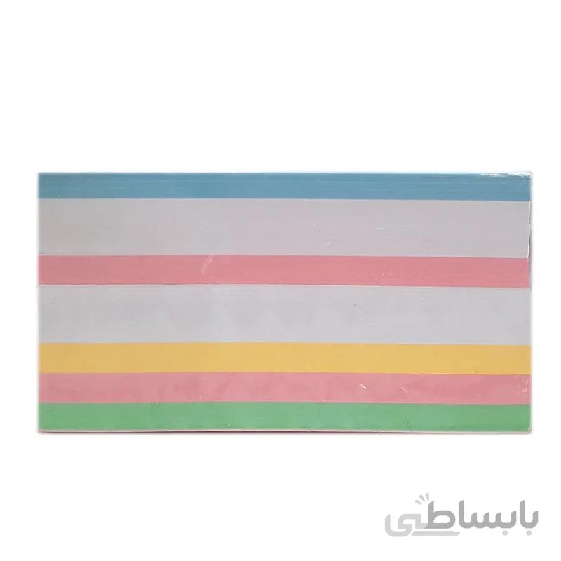 کاغذ یادداشت 10 × 10 رنگی بسته 500 عددی