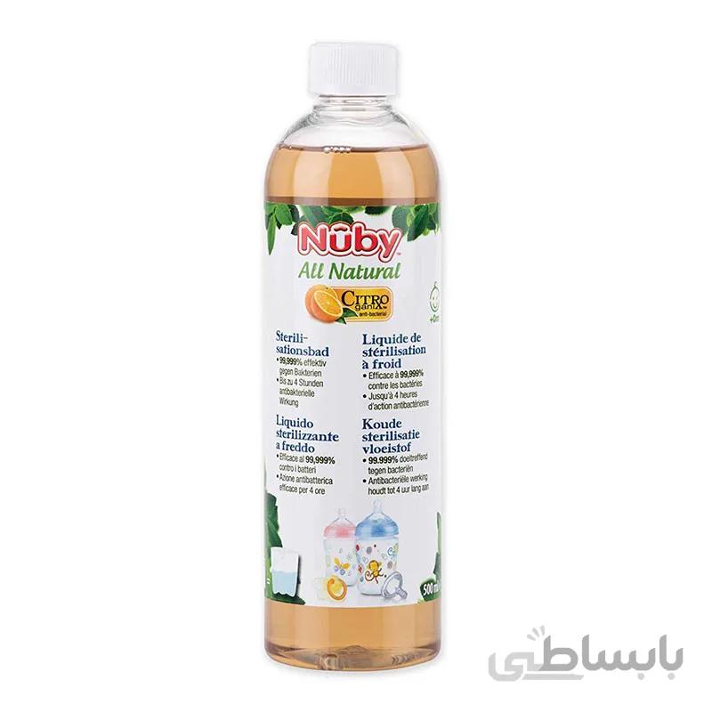 مایع استریل لوازم غذا خوری نوزاد نابی Nuby