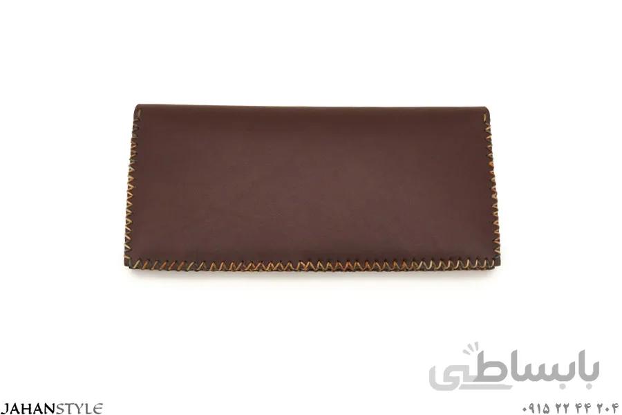 کیف پول کتی چرم طبیعی