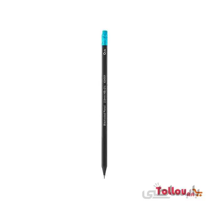 مداد مشکی پاکن دار کویلو HBنوک2.5