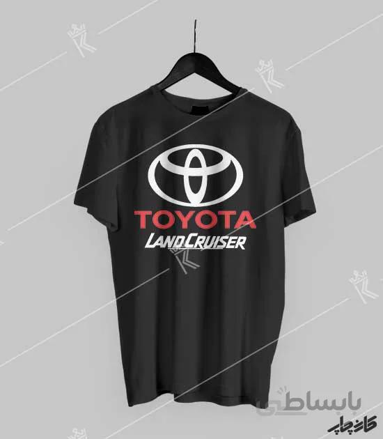 تیشرت مشکی تویوتا لندکروز TOYOTA landcruser