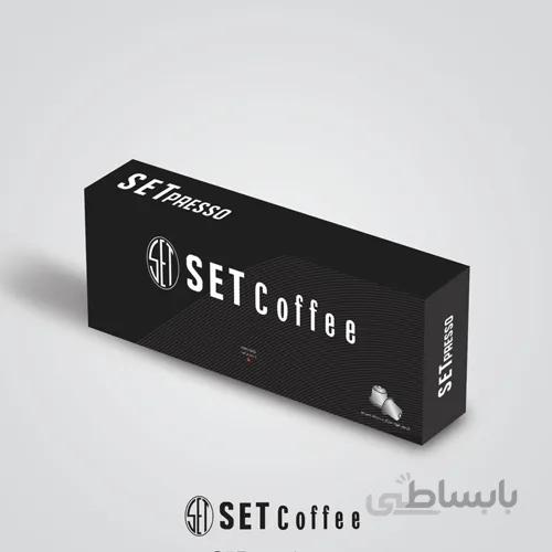 کپسول قهوه SETpresso سازگار با دستگاه نسپرسو ( BLACK ) پانزده -15- عددی