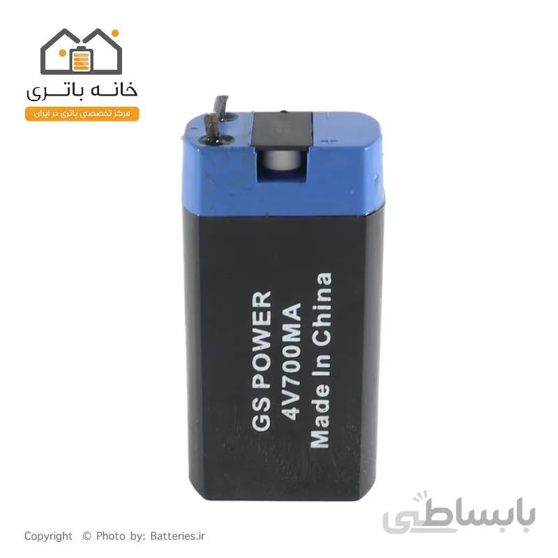 باتری خشک 4 ولت 700 میلی آمپر جی اس پاور(GS POWER)