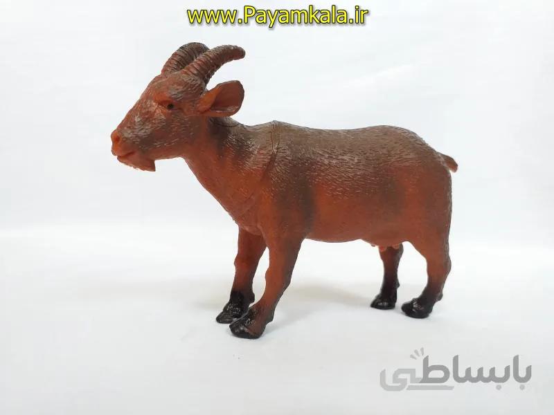 اسباب بازی حیوانات اهلی بز قهوه ای