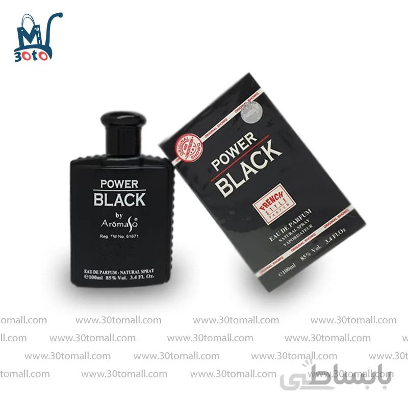 ادوپرفیوم مردانه AROMASQ مدل POWER BLACK حجم 100میل
