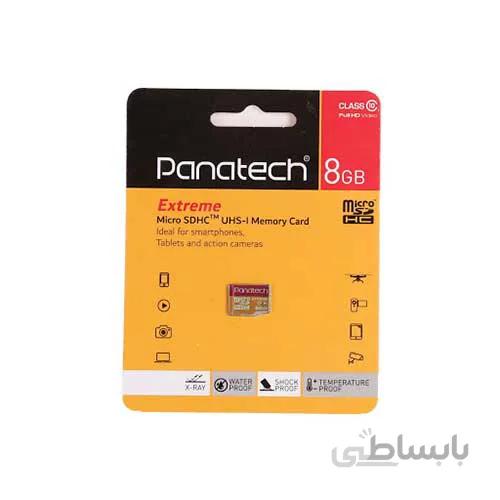 رم میکرو 8 گیگ Panatech کلاس ۱۰ استاندارد UHS-I