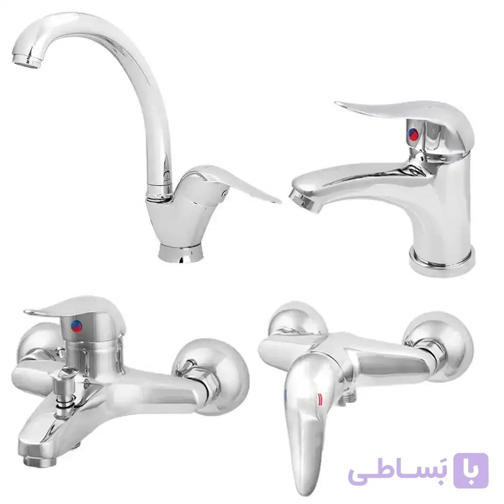 ست شیرآلات بهداشتی طلائیه مدل لاله