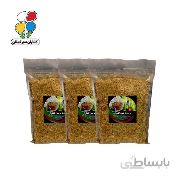 پوست برنج 5.5 لیتری بسته 3 عددی