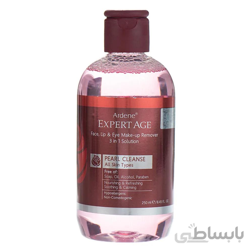 محلول پاک کننده آرایش آردن سری Expert Age
