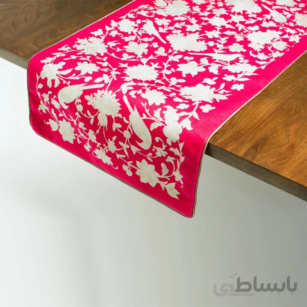 رانر طرح نوبهار سرخابی سایز 35 در 135 برند پرووال