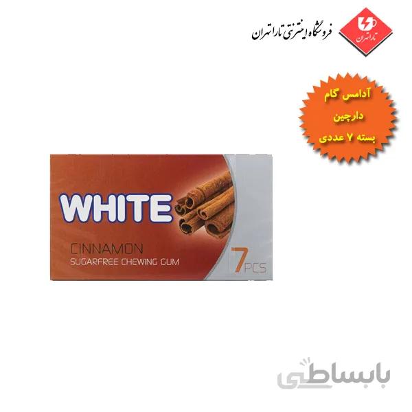 آدامس تب گام وایت دارچین با گرانول مینو 7 عددی