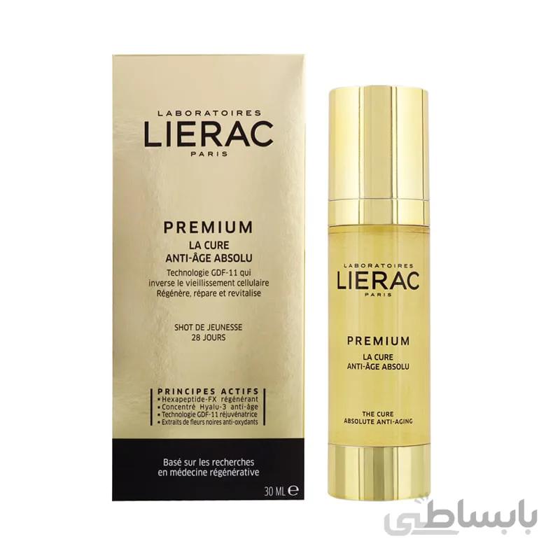 کرم آنتی ایج ابسولو پریمیوم لیراک LIERAC Premium The Cure Absolute Anti-Ageing 30ml