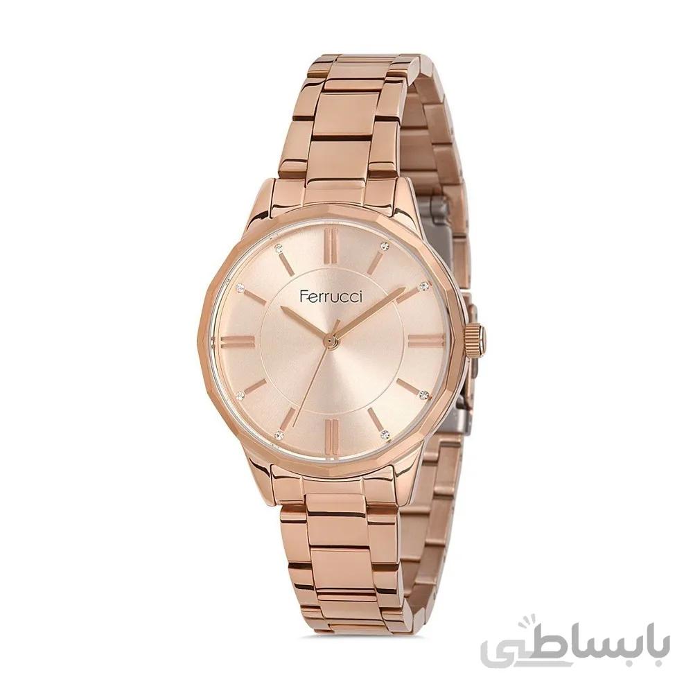 ساعت مچی عقربه ای زنانه برند فروچی Ferrucci مدل FC 13929M.02
