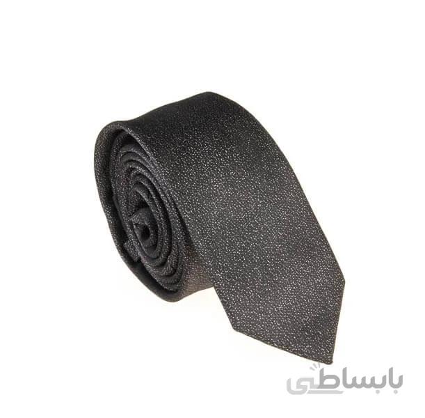 کراوات طرح دار مردانه دودی کد T1130