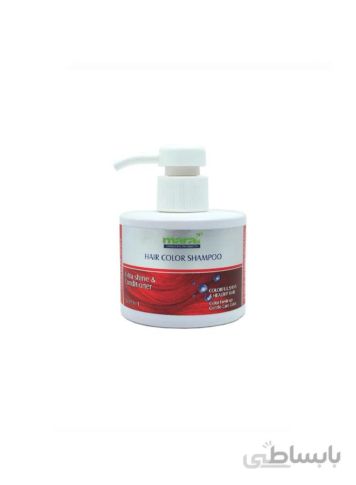 شامپو رنگساژ مارال رنگ fiery red کد 8.65 حجم 220 میلی لیتر