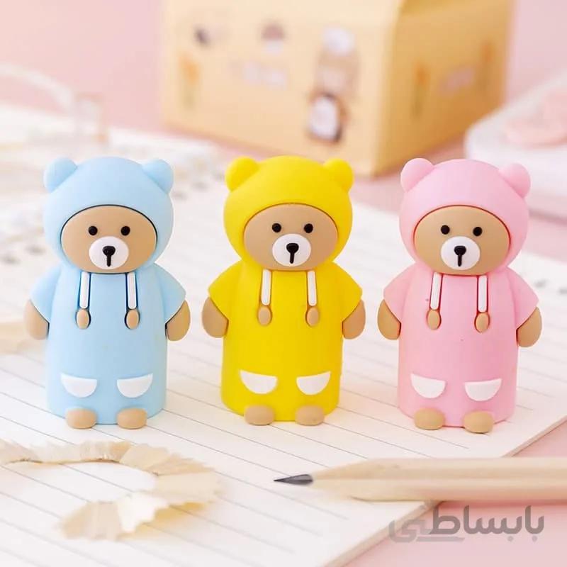 مدادتراش فانتزی طرح خرس cute pencil sharpener code 92-65 nilestationery.com