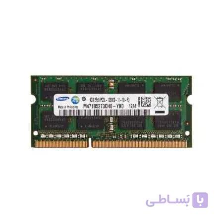 رم لپ تاپ سامسونگ مدل DDR3L 12800S MHz ظرفیت 4 گیگابایت