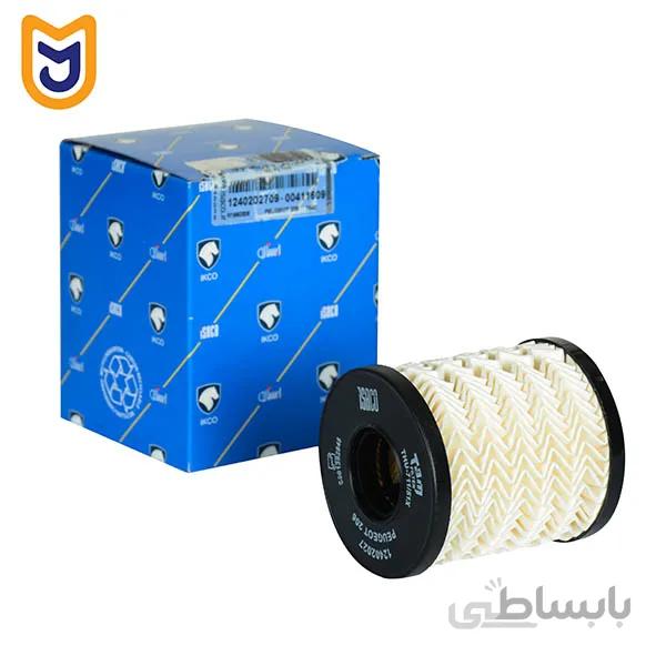 فیلتر روغن موتور ایساکو مدل 12402027 پایه کوتاه مناسب پارس LX