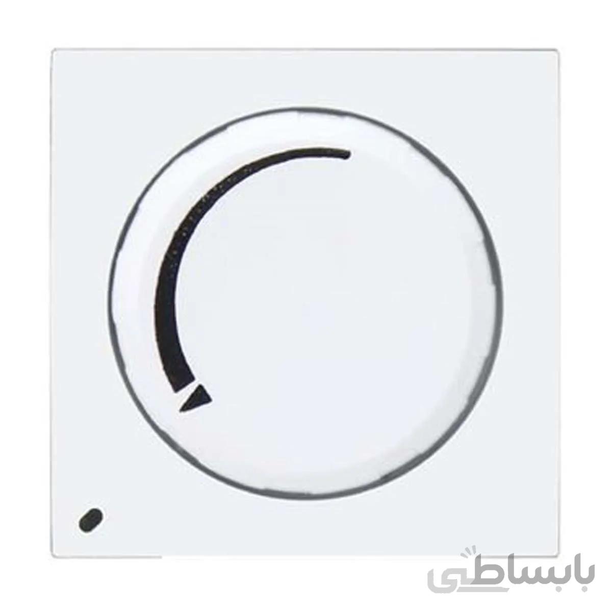 صفحه دیمر فن پارت الکتریک مدل اذین سفید ا Plate Dimmer fan Part Electric White Azin