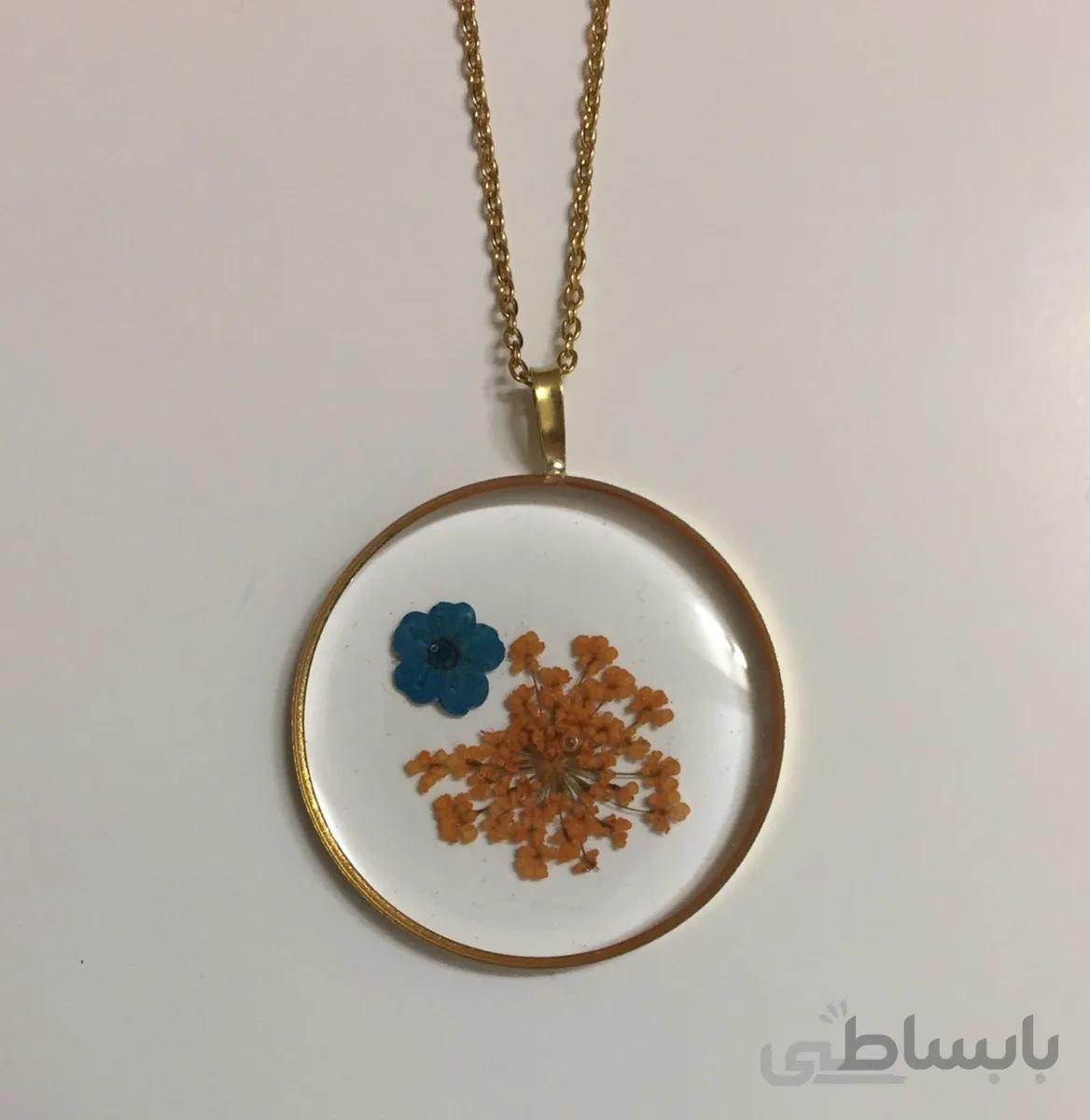 گردنبند رزین اپوکسی کد far-54