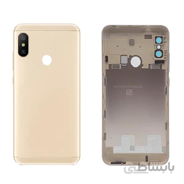 درب پشت گوشی ردمی 6 پرو شیائومی همراه با فریم Xiaomi Redmi 6 Pro Housing- رنگ طلایی