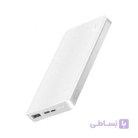 پاوربانک شیائومی ظرفیت 10000 میلی آمپر ساعت سفید - Xiaomi QB810 ZMI Power Bank 10000mAh